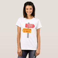 road sign funny t-shirt