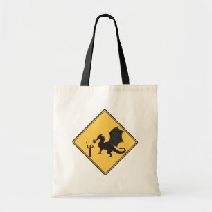 Road Sign- Knight & Dragon Bag