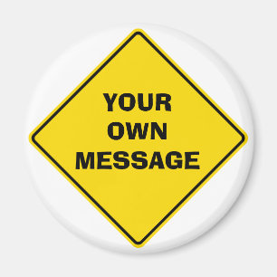 Road Sign Magnet