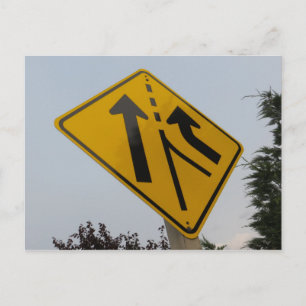 Road Sign Postcard