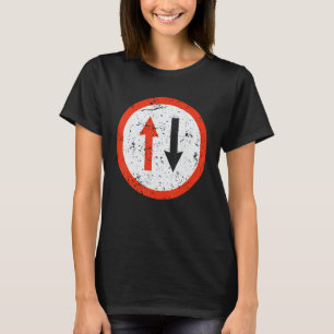 Road Signs Funny Street Signs Lazy Halloween Costu T-Shirt