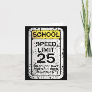 Road Signs Funny Traffic Signs Halloween Costume Card