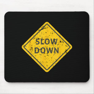 Road Signs Funny Traffic Signs Halloween Costume Mouse Mat