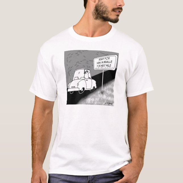 Road Signs in Braille T-Shirt (Front)