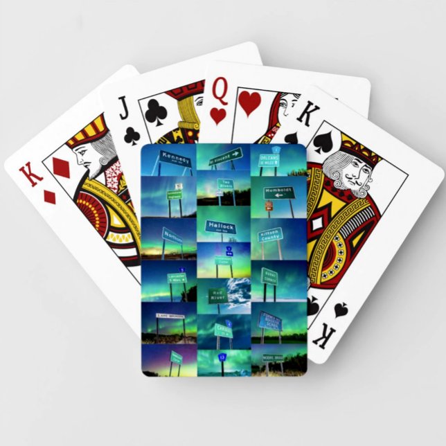 "Road Signs of Kittson County" Playing Cards (Creator Uploaded)