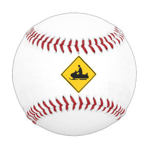 Road Snowmobile Warning Sign Snow Winter Baseball
