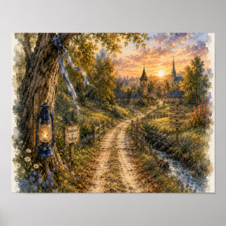 Road That Returned a Promise, Plate -RH-WC-021 Poster