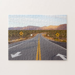 Road Through Joshua Tree National Park Jigsaw Puzzle
