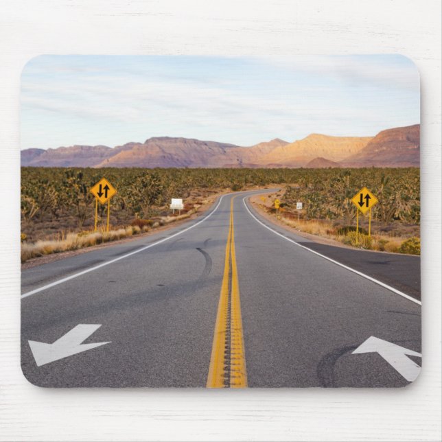 Road Through Joshua Tree National Park Mouse Mat (Front)