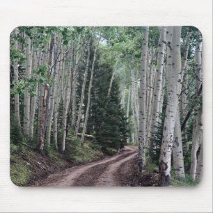 Road Through the Birch Mouse Mat