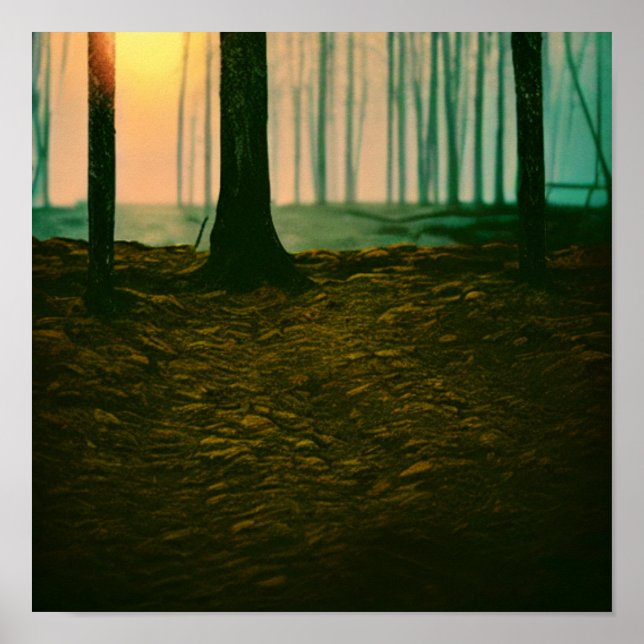 Road through the Forest Poster (Front)