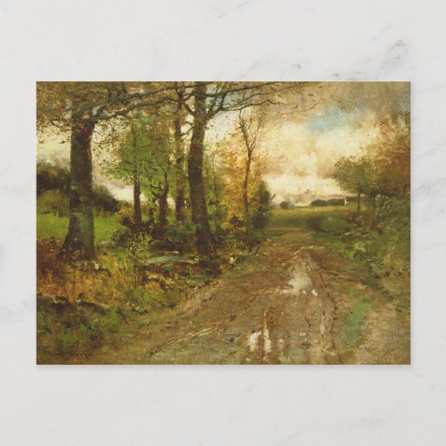 Road Through the Woods Postcard (Front)