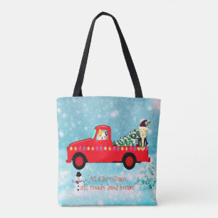 Road To Christmas Tote Bag