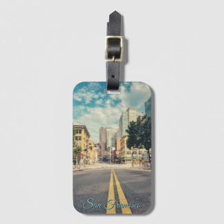 Road to Downtown San Francisco Cityscape Luggage Tag