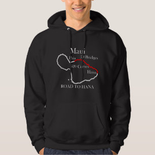 Road To Hana Maui Hawaii Vacation Souvenir  Hoodie
