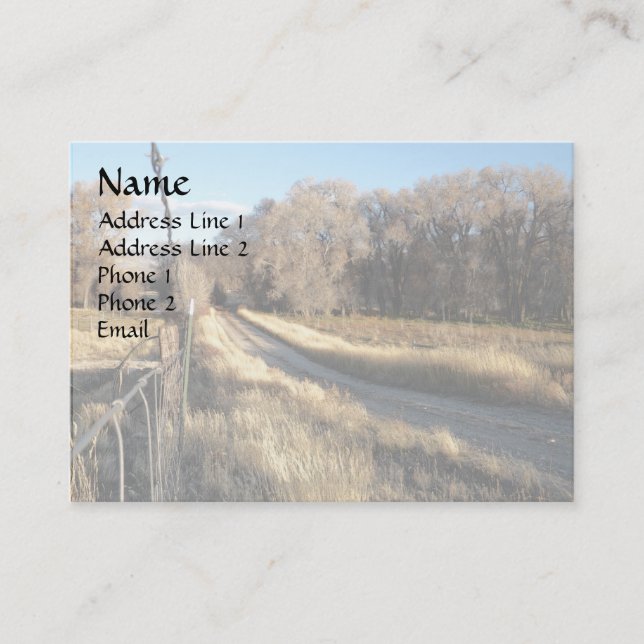 Road To Middle Kingdom Business Card (Front)