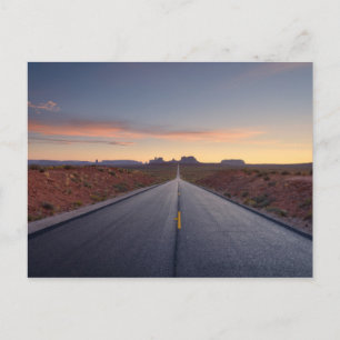 Road to Monument Valley Tribal Park Postcard