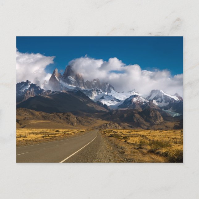 Road To Mount Fitzroy, Patagonia Postcard (Front)