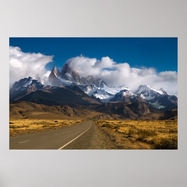 Road To Mount Fitzroy, Patagonia Poster (Front)