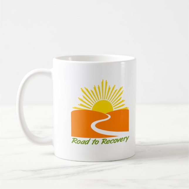 Road to Recovery Gear Coffee Mug (Left)