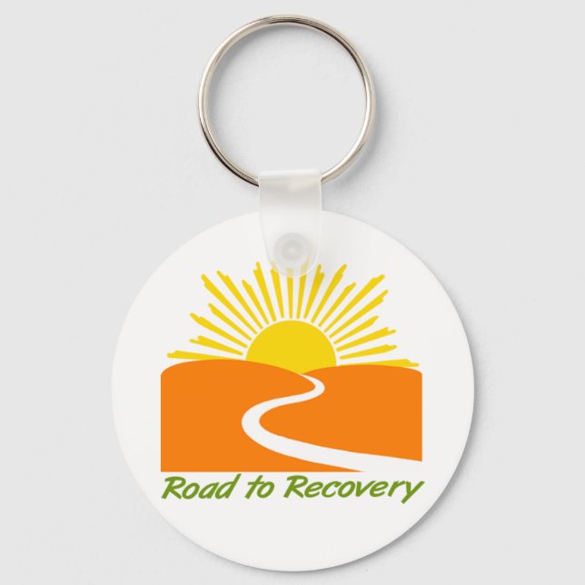 Road to Recovery Gear Key Ring (Front)