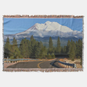 ROAD TO SHASTA THROW BLANKET