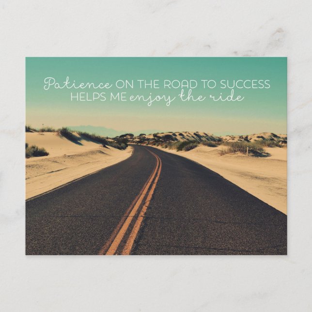 Road To Success Postcard (Front)
