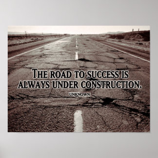 Road To Success Poster