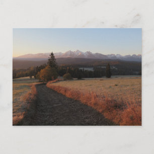 Road to Tatras Poster Postcard