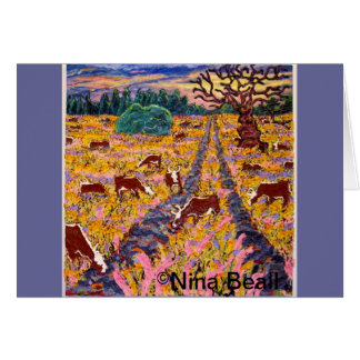 "Road to the Cattleguard" 4x4', 2013, Nina Beall