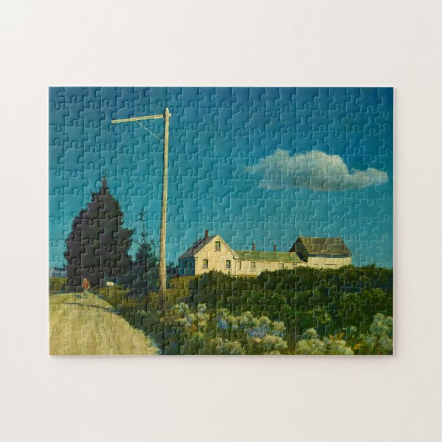 Road to the Jones House, 1939 by N. C. Wyeth Jigsaw Puzzle (Horizontal)