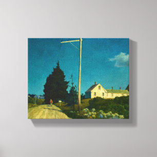 Road to the Jones House by Newell Convers Wyeth Canvas Print