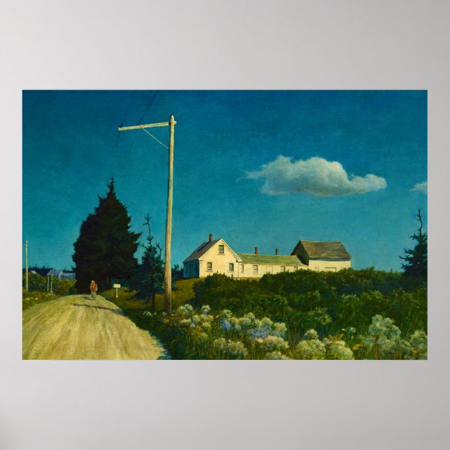Road to the Jones House by Newell Convers Wyeth Poster (Front)
