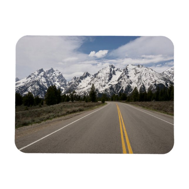 Road to the Teton Mountain Range Magnet (Horizontal)