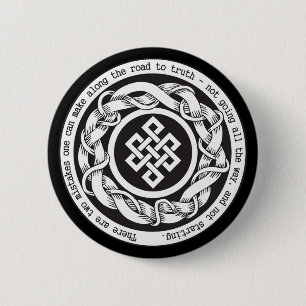 Road to Truth Endless Knot 6 Cm Round Badge