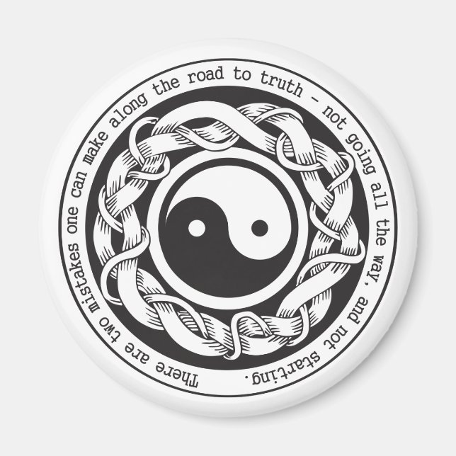 Road to Truth Yin Yang Magnet (Front)