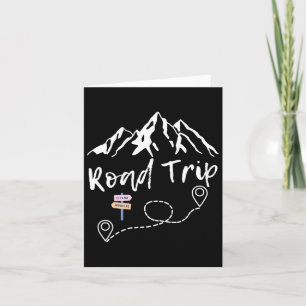Road Trip 2025 Family Vacation Matching Group Squa Card