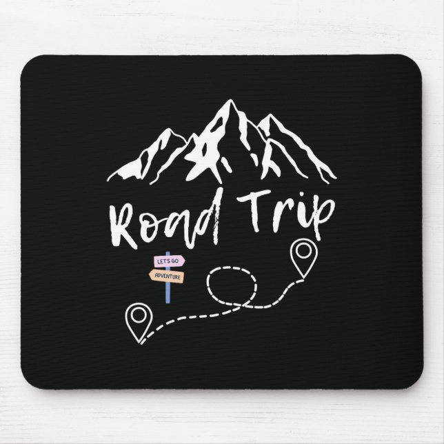 Road Trip 2025 Family Vacation Matching Group Squa Mouse Mat (Front)