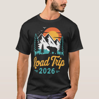 Road Trip 2026 Family Friend Vacation Travel T-Shirt