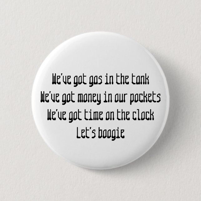 Road Trip 6 Cm Round Badge (Front)