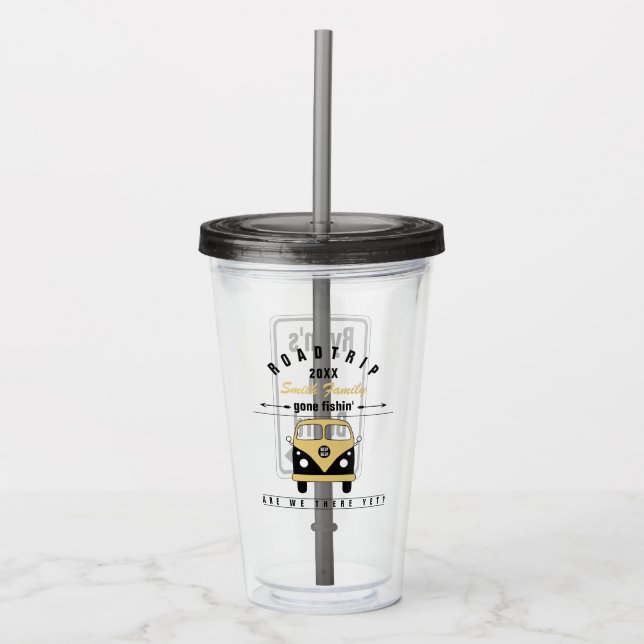 Road Trip  Acrylic Tumbler (Front)
