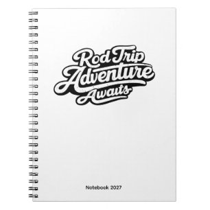 Road Trip Adventure Awaits Notebook