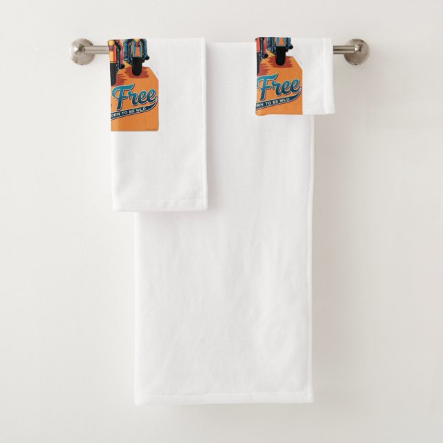 Road Trip Bath Towel Set (Insitu)