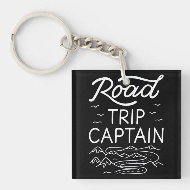 Road Trip Captain I Key Ring (Front)
