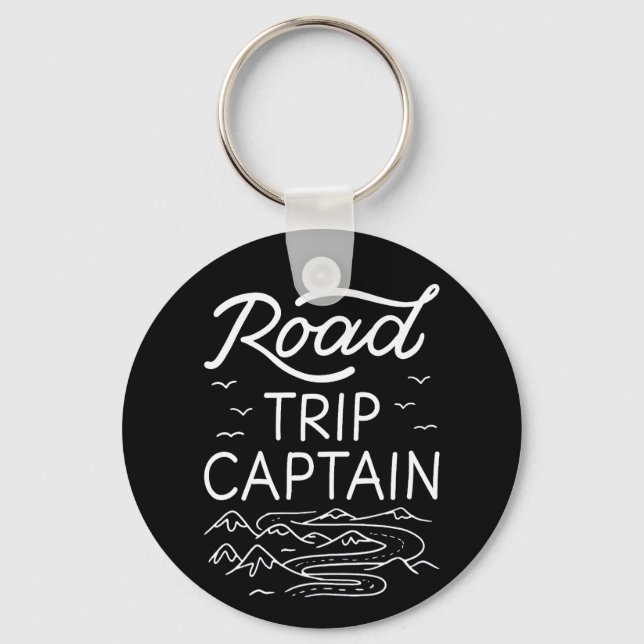 Road Trip Captain I Key Ring (Front)