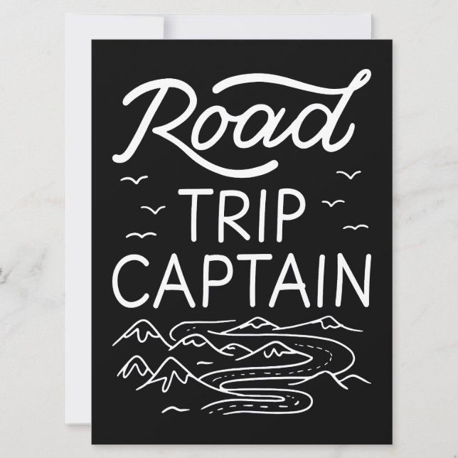 Road Trip Captain I - RV Pilot Camping Vacation (Front)