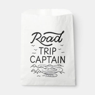 Road Trip Captain I - RV Pilot Camping Vacation Favour Bags