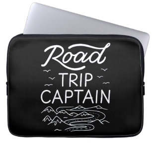 Road Trip Captain I - RV Pilot Camping Vacation Laptop Sleeve