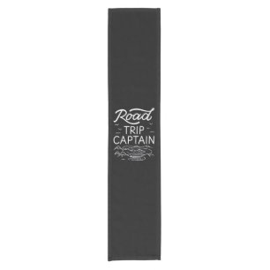 Road Trip Captain I - RV Pilot Camping Vacation Short Table Runner