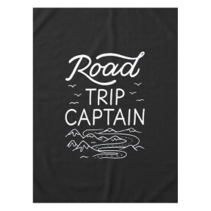 Road Trip Captain I - RV Pilot Camping Vacation Tablecloth